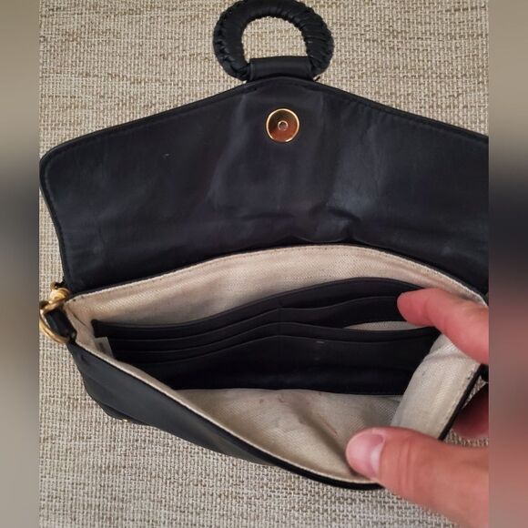 Michael Kors Leather Whipstich Style Clutch - Picture 11 of 13